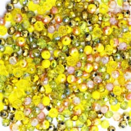 Isywaka New Design Colors 4*6mm 50pcs Rondelle Austria Faceted Crystal Glass Beads Loose Spacer Round Beads for Jewelry Making