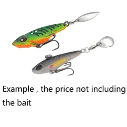 OUTKIT 6 Pcs/lot Lure DIY For Spinner Spoon Lures Frogs VIB Reflective Stainless Steel Sheet Noisy Spoons Fishing Accessories