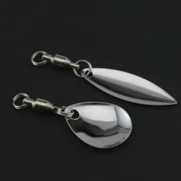 OUTKIT 6 Pcs/lot Lure DIY For Spinner Spoon Lures Frogs VIB Reflective Stainless Steel Sheet Noisy Spoons Fishing Accessories