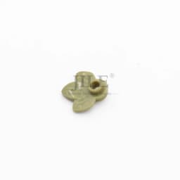 50pcs Moc Plant Plate Round 1x1 with 3 Leaves 32607 DIY Enlighten Building Blocks Bricks Compatible Assembles Parts Street View