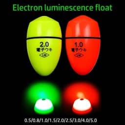Electronic Floating Wave Rock Fishing with Night Light Float Electronic Night Light Float Fishing Accessories Fishing Gear