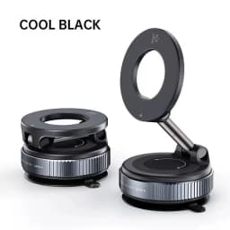Folding Strong Magnet Magnetic Phone Holder 360° Rotation Desk Car Vacuum Suction Windshield Dashboard Mobile Holder