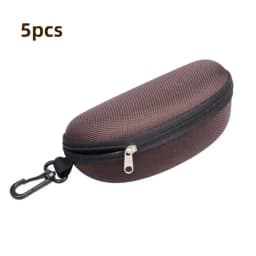 5/10pack Portable Zipper Sunglasses Protector Box Eye Glasses Case Box Oxford Travel Pack Glasses Case Accessories With Hook