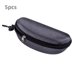 5/10pack Portable Zipper Sunglasses Protector Box Eye Glasses Case Box Oxford Travel Pack Glasses Case Accessories With Hook