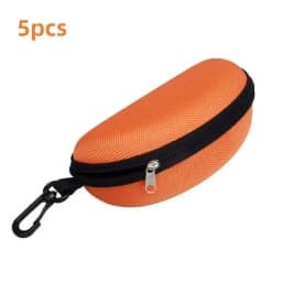 5/10pack Portable Zipper Sunglasses Protector Box Eye Glasses Case Box Oxford Travel Pack Glasses Case Accessories With Hook