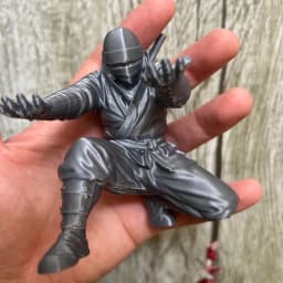 (9*7.8cm) 3D Printed Cool Organizer Ninja Pen Holder Miniature Pen Stand Creative Gift Ornament Modern Desktop Decoration
