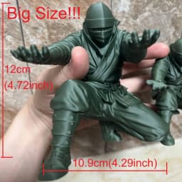 (9*7.8cm) 3D Printed Cool Organizer Ninja Pen Holder Miniature Pen Stand Creative Gift Ornament Modern Desktop Decoration