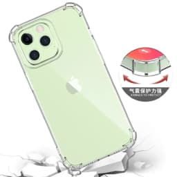 Anti-Yellow Clear Air Bag TPU Case for Iphone 17 18 pro max 16 17E air 16e 15 14 13 Pro 6 7 8 11 12 Mini XS XR 14 Plus Cover