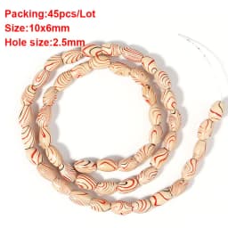 Louleur High Quality Vintage Natural Big Hole Wooden Beads For Necklace Bracelet Charms for Diy Jewelry Making Hair Accessories