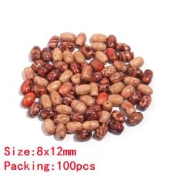 Louleur High Quality Vintage Natural Big Hole Wooden Beads For Necklace Bracelet Charms for Diy Jewelry Making Hair Accessories