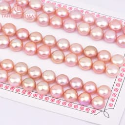 (3499)6PCS 3MM 4MM 5MM 6MM 7MM 8MM 9MM Natural Pearls with Half Hole Beads High Quality Jewelry Findings