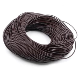 1 1.5 2 2.5 3 4 5mm 4 Color Genuine Cow Leather Round Thong Cord DIY Bracelet Findings Rope String For Jewelry Making
