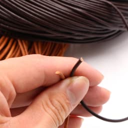 1 1.5 2 2.5 3 4 5mm 4 Color Genuine Cow Leather Round Thong Cord DIY Bracelet Findings Rope String For Jewelry Making