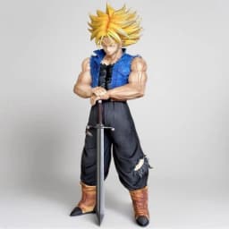 25cm/9.84in Anime Dragon Ball Z Trunks Figure Future Trunks Action Figures MPVC Statue Collection Model Toys for Children Gifts