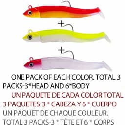 Hunthouse Barret Minnow 7g/12g/25g/40g/60g/90g/120g Easy Shiner Fishing Soft Lure Jig Bait Bass Pike Fishing Leurre Souple