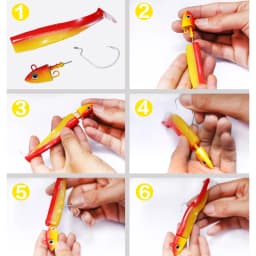 Hunthouse Barret Minnow 7g/12g/25g/40g/60g/90g/120g Easy Shiner Fishing Soft Lure Jig Bait Bass Pike Fishing Leurre Souple