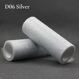 Glitter Sequin Tulle Roll 10 Yards 15cm Organza Laser Crafts Tutu Fabric Wedding Decoration White Tulle Birthday Party Supplies