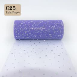 Glitter Sequin Tulle Roll 10 Yards 15cm Organza Laser Crafts Tutu Fabric Wedding Decoration White Tulle Birthday Party Supplies