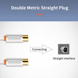 CABLETIME TV M/F 3C2V Cable Video Cable For High-definition Television HD High Quality Antenna TV STB Digital TV Line C268