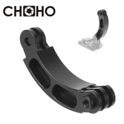 For Gopro Accessories Extension Selfie Stick Helmet Arm Bracket Mount Curved aluminum CNC for Go Pro Hero 13 12 DJI Action 4