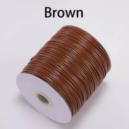 10m/lot 26 Color Leather Line Waxed Cord Cotton Thread String Strap Necklace Rope For Jewelry Making DIY Bracelet Supplies