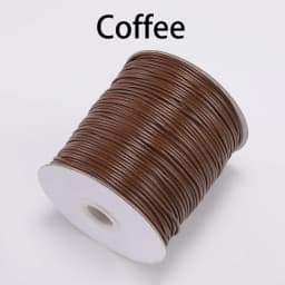 10m/lot 26 Color Leather Line Waxed Cord Cotton Thread String Strap Necklace Rope For Jewelry Making DIY Bracelet Supplies