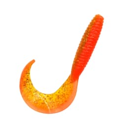 10pcs/lot Two Color Spiral Soft Bait 65mm/2.4g Shrimp Flavor Artificial Jig Wobblers Silicone Swimbait Carp Bass Fishing Tackle