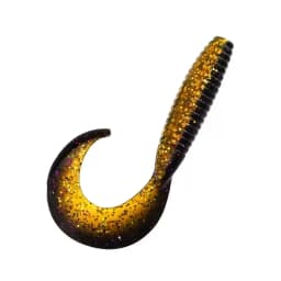 10pcs/lot Two Color Spiral Soft Bait 65mm/2.4g Shrimp Flavor Artificial Jig Wobblers Silicone Swimbait Carp Bass Fishing Tackle