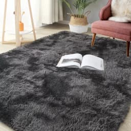 Grey Living Room Large Carpet Hall Coffee Table Floor Mat 160x230 Children's Room Bedroom Long Hair Fluffy Floor Covering Rugs