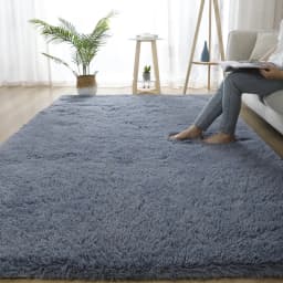 Grey Living Room Large Carpet Hall Coffee Table Floor Mat 160x230 Children's Room Bedroom Long Hair Fluffy Floor Covering Rugs