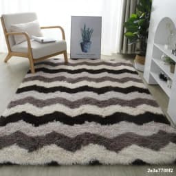 Grey Living Room Large Carpet Hall Coffee Table Floor Mat 160x230 Children's Room Bedroom Long Hair Fluffy Floor Covering Rugs