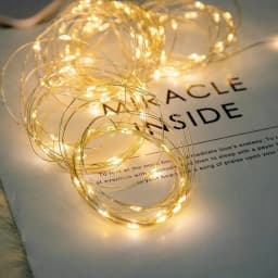 10Pcs 1M 2M 3M 5M Copper Wire LED String Lights Holiday Lighting Fairy Garland For Christmas Tree Wedding Party Decoration Lamp