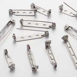 20pcs 20-40mm Stainless Steel Brooch Pin Safety Brooch Base Settings Needles Accessories DIY Jewelry Making Findings Components