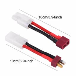 NEW Adapter Female/Male Deans T Plug to Tamiya Connector Conversion Cable 16AWG For RC Drone Car Boat Quadcopter Battery