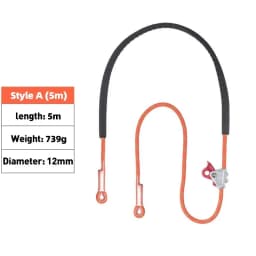 Electrician Fence Height Work Adjustable Positioning 12mm Safety Rope Flat Belt Fall Prevention Construction Safety Equipment