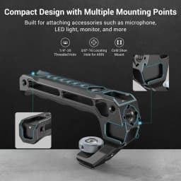 SmallRig NATO Top Handle Lite with Cold Shoe Portable Camera Handle for Shoot Fit for Sony for Canon for Nikon Camera Cage 3766