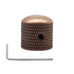 1pcs/2pcs Metal Dome Knobs Electric Bass Guitar Knobs Volume Tone Control Knobs with Wrench Bronze/BK/CR/GD/Black Nickel