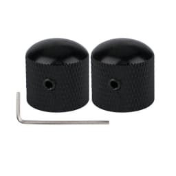 1pcs/2pcs Metal Dome Knobs Electric Bass Guitar Knobs Volume Tone Control Knobs with Wrench Bronze/BK/CR/GD/Black Nickel