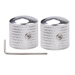 1pcs/2pcs Metal Dome Knobs Electric Bass Guitar Knobs Volume Tone Control Knobs with Wrench Bronze/BK/CR/GD/Black Nickel