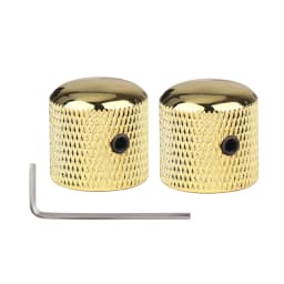 1pcs/2pcs Metal Dome Knobs Electric Bass Guitar Knobs Volume Tone Control Knobs with Wrench Bronze/BK/CR/GD/Black Nickel