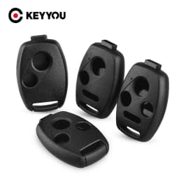 KEYYOU Replacement 2/3/4 Buttons Remote Car Key Case Shell For Honda Accord Civic CRV Pilot Fit Insight Ridgeline 2007 - 2013