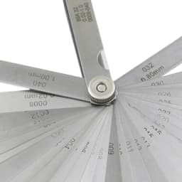32/26/25/20 Blades Feeler Gauge Metric Gap Filler 0.02-1MM / 0.0008-0.040 INCH Gage Measurement Tool for Engine Valve Adjustment
