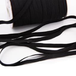 3/4/5/6/8/10mm Flat Knitted Elastic Band White Black Polyester Sewing Stretch Rope Elastic Rubber DIY Garment Mask Accessories