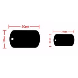 20Pcs Pet Id Dog Tag Aluminum Military Army ID Tag Name Blank Dog Tags Pendant Customized Logo Laser Personalized Engraving Text