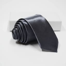 HUISHI Slim Party Necktie For Men Solid Color Neckties Mens Narrow Cravat 5cm Width 38 Colors Royal Blue Yellow Gold For Party