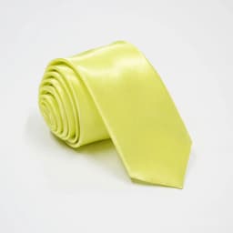 HUISHI Slim Party Necktie For Men Solid Color Neckties Mens Narrow Cravat 5cm Width 38 Colors Royal Blue Yellow Gold For Party