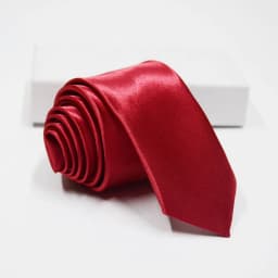 HUISHI Slim Party Necktie For Men Solid Color Neckties Mens Narrow Cravat 5cm Width 38 Colors Royal Blue Yellow Gold For Party