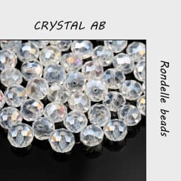 Buy 1 and Get 1 Free 4mm Glass Beads Round Crystal Beads Colorful Spacer Bead For Bracelet Jewelry Making DIY Total 300PCS