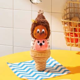 【EU EXCLD】POP MART MOON GELATO Series-Snowman Gelato / Double Scoop Pendant