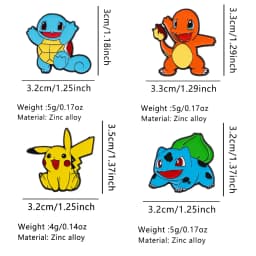 4-13pcs Cute Duck Enamel Pin Cartoon Animals Brooch For Coat Brooch Set Fashion Lapel Badges Jewelry Gift for Friends